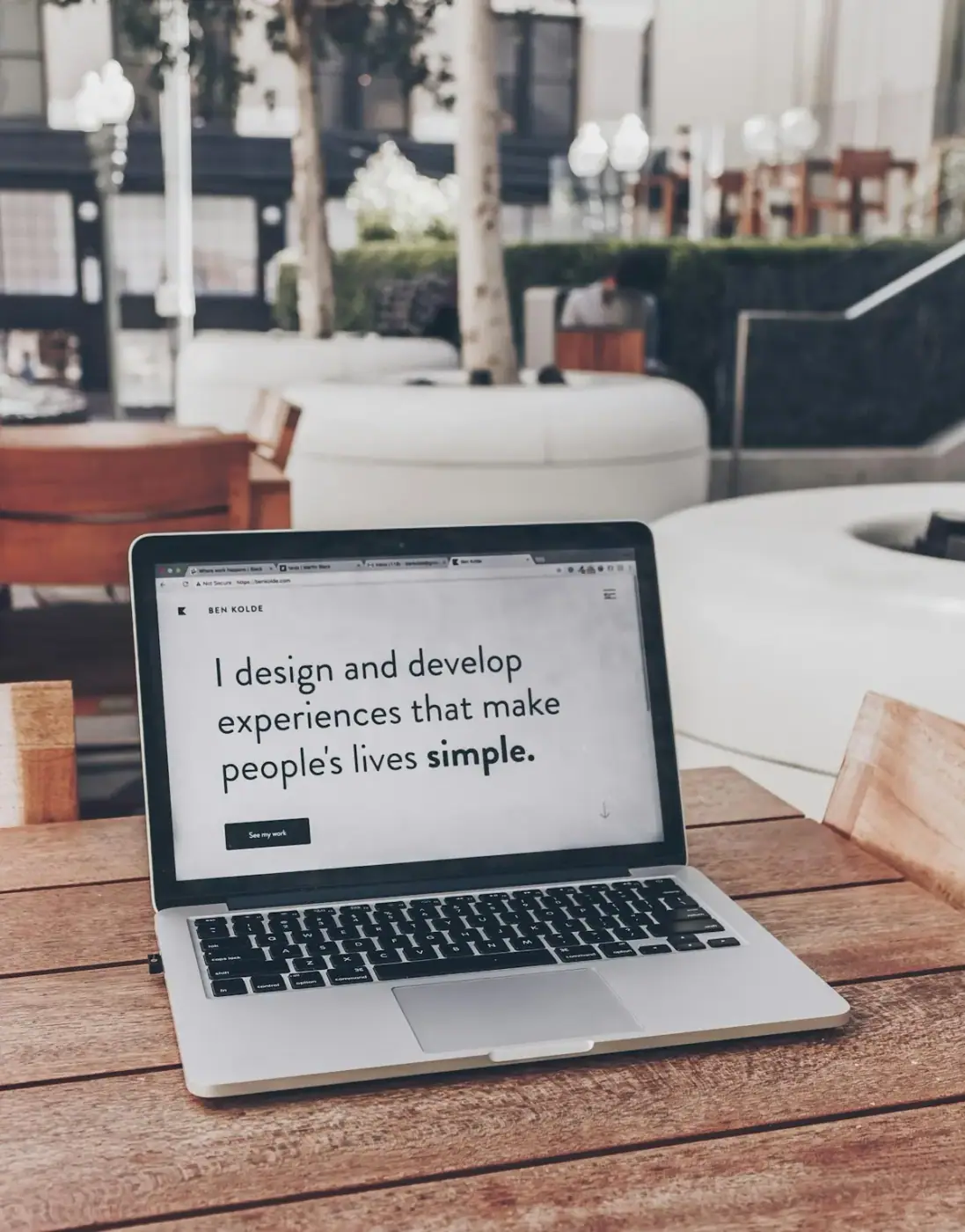 Editable CMS marketing website interface