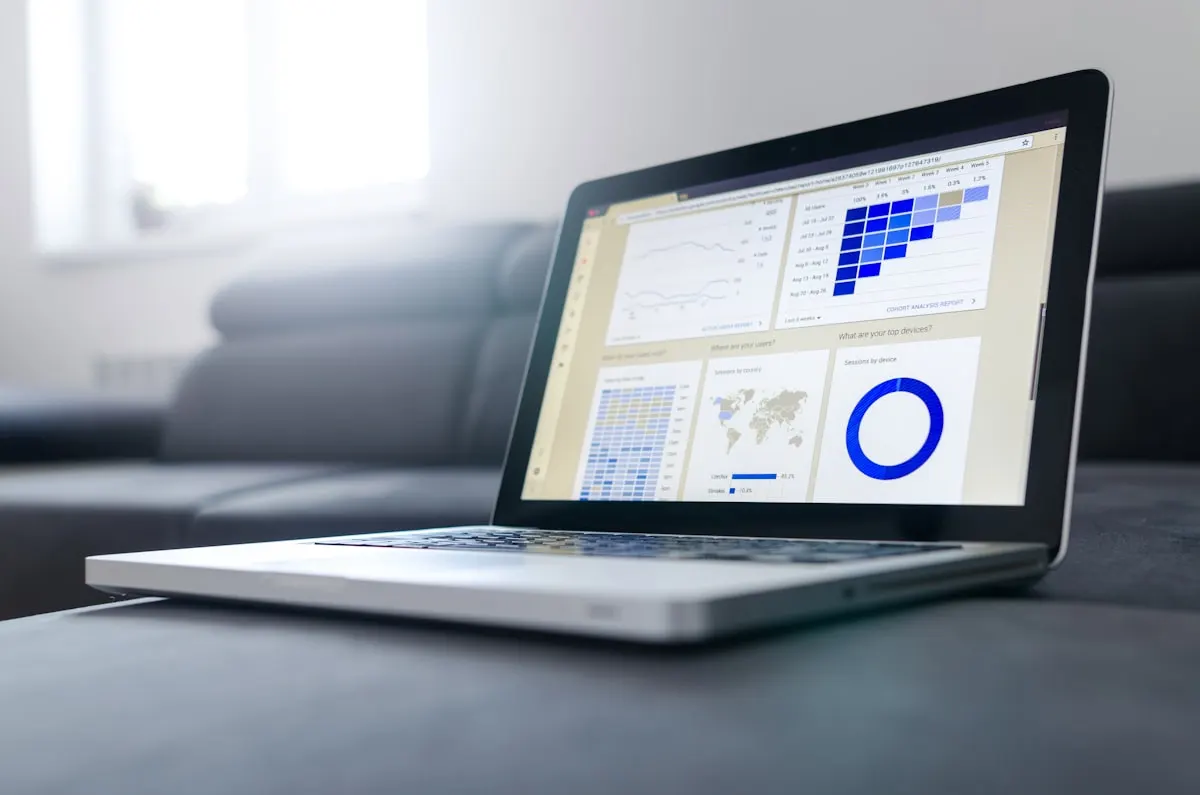 Data visualization charts for executive review